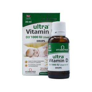 قطره ویتامین د اولترا ویتابیوتیکس - قطره ویتامین D اولترا ویتابیوتیک - تقویت و استحکام استخوان در کودکان با جذب بیشتر کلسیم می‌شود.