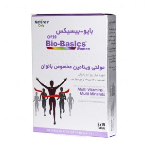قرص بایوبیسیکس مولتی ویتامین مخصوص بانوان - تقویت سیستم ایمنی بدن– افزایش نشاط-شامل ویتامین های D3، E،A،C،K1،B1،B2،B5،B12،Zinc - دیجی فارما