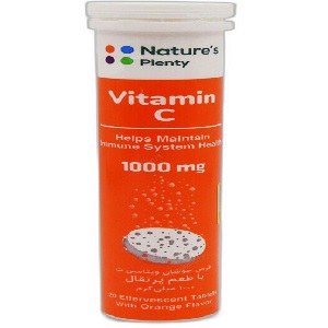 قرص جوشان ویتامین ث ۱۰۰۰میلی گرم پرتقال نیچرز پلنتی - کمک به تامین ویتامین ث و سلامت سیستم ایمنی - داروخانه آنلاین دیجی فارما