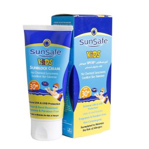 کرم ضد آفتاب کودکان SPF30 سان سیف - کرم ضد آفتاب کودکان سان سیف - این کرم به ترمیم آسیب‌های پوستی ناشی از تابش نور خورشید نیز کمک می‌کند.