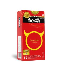 کاندوم تاخیری فیستا Fiesta مدل Energy Delay - بسته 12 عددی - کاندوم تاخیری فیستا Fiesta مدل Energy Delay - کاندوم تاخیری فیستا Fiesta -