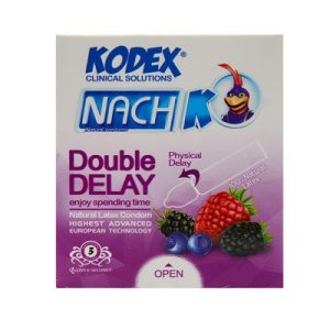کاندوم دبل دیلی 3 تایی کدکس - Nach Kodex Double Delay Condoms - کاندوم دبل دیلی کدکس - کاندوم ناچ دبل دیلی کدکس- قیمت کاندوم ناچ دبل دیلی کدکس