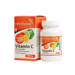 قرص ویتامین c اوپی دی فارما 60 عددی - قرص ویتامین ث 500 اوپی دی فارما - Vitamin C -جلوگیری از بروز امراض مختلف در بدن - حامی سیستم ایمنی بدن