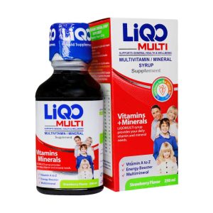 شربت لیکو مولتی 250 میلی لیتر ابیان فارمد  - شربت لیکو مولتی - Liqo Multi  - تامین ویتامین‌ها و مواد معدنی مورد نیاز بدن - لیکو مولتی