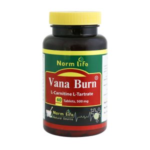 قرص وانا برن 500 نورم لایف 60 عددی - قرص وانا برن -  Vana Burn - کاهش وزن و تناسب اندام -بهبود سوخت و ساز بدن -کاهش تری گلیسیریدها