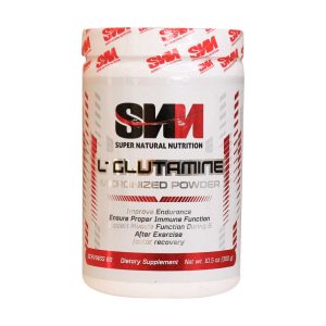 پودر ال گلوتامین اس ان ان 300 گرمی - L Glutamine - افزایش عملکرد سیستم ایمنی بدن - کمک به رشد توده عضلانی - مناسب پس از تمرین - حفظ سلامت مایچه‌ها