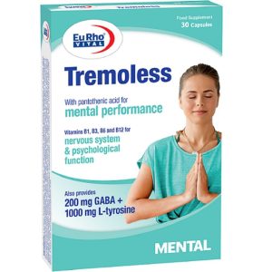 کپسول تریمولس یوروویتال 30 عدد - Tremoless - قرص تریمولس -  آرامش بخش و کاهنده استرس - کمک به عملکرد سیستم  عصبی - ضد اضطراب و ضد افسردگی