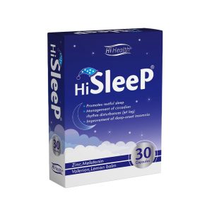 کپسول های اسلیپ های هلث 30 عددی - Hi Health Hi Sleep -بهبود علائم بی خوابی و افزایش کیفیت خواب - کاهش دهنده طول مدت به خواب رفتن