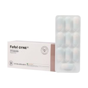 کپسول ففول گاین اینترافارم 30 عدد - Intrapharm Fefol Gyne - جلوگیری از کم خونی ناشی از فقر آهن - کمک به تامین آهن مورد نیاز بدن - تقویت سیستم ایمنی بدن