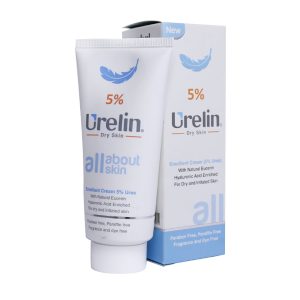 کرم نرم کننده 5 درصد اوره اورلین 100 میلی لیتر - Urelin Emollient Cream 5% Urea - فاقد پارابن، پارافین، اسانس و رنگ - مناسب پوست‌های خشک