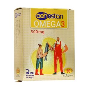 سافت ژل امگا 3 500 میلی گرم بهستان 30 عددی