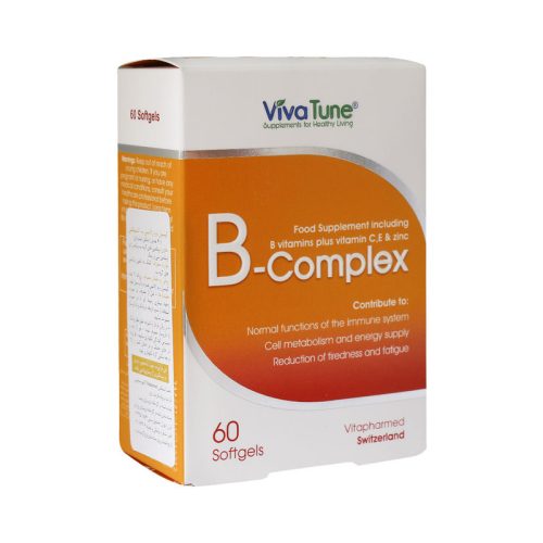 سافت ژل ب کمپلکس ویوا تیون 60 عدد - Viva Tune B Complex 60 Softgels