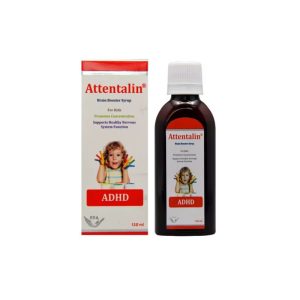 شربت آتنتالین 120 میلی لیتر Attentalin فرآورده گیاهی بهبود بیش فعالی بهبود بی قراری و استرس و تمرکز