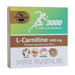 ویال ال کارنیتین 3000 میلی گرم مکس اونیو 10 عدد