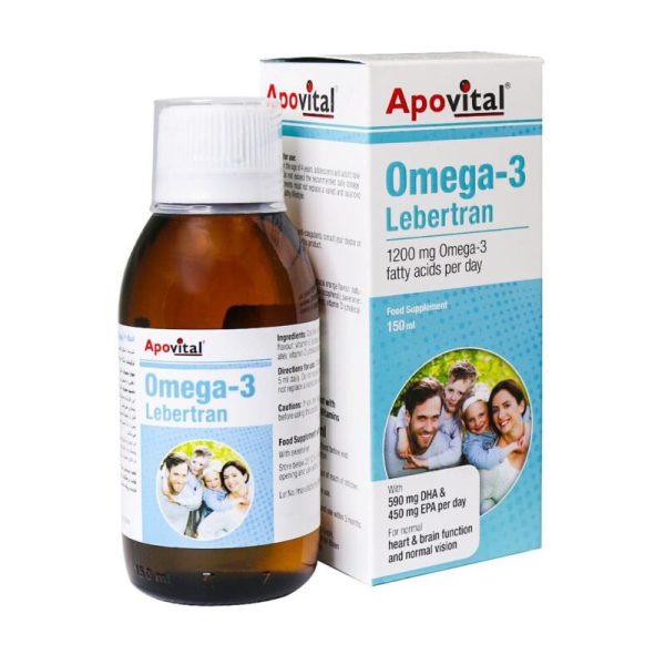 شربت امگا 3 آپوویتال 150 میلی لیتر - Apovital Omega 3 Surup 150 ml 