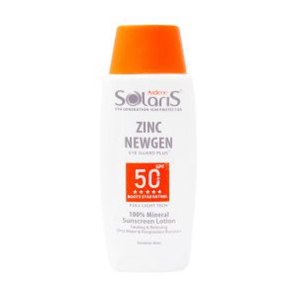 لوسیون ضد آفتاب فیزیکال زینک نیوژن SPF50 سولاریس آردن 100 میلی لیتر - لوسیون ضد آفتاب فیزیکال زینک نیوژن SPF50 آردن - لوسیون ضد آفتاب فیزیکال زینک نیوژن SPF50 سولاریس - ardene solaris sun screen lotion zinc nwegen spf50