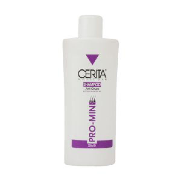 شامپو پرومین سریتا 200 میلی لیتر تقویت کننده انواع مو - Cerita Pro Min Shampoo For All Hair - تقویت، افزایش ضخامت و تحریک رشد مو ها-ترمیم ساقه موی آسیب دیده
