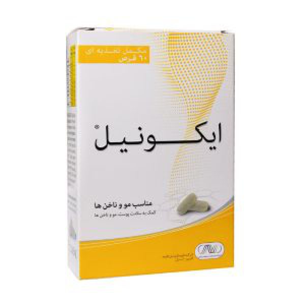 قرص ایکونیل نیل فارمد 60 عدد - Neal Pharmed Econeal -تغذیه، تقویت و تحریک رشد مو و ناخن‌هامناسب مو و ناخن‌ها-محافظت از مو و ناخن در برابر آلودگی، آفتاب