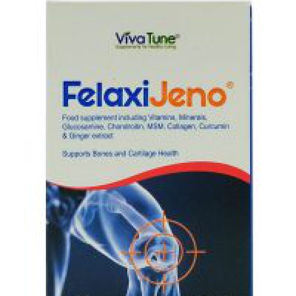 کپسول نرم ژلاتینی فلکسی ژنو ویوا تون ۶۰ عددی - Viva Tune Felaxi Jeno Softgel - کمک به کاهش درد و التهاب مفاصل - حاوی کلاژن هیدرولیز شده نوع 2