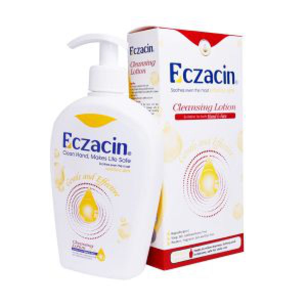 لوسیون شوینده دست و صورت اگزاسین هولیستیکا ۴۰۰ میلی لیتر - Eczacin Cleansing Hand & Face Lotion - تمیز کننده ی دست و صورت - پاک‌کنندگی ملایم
