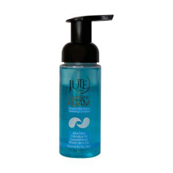 فوم شستشوی صورت پوست خشک و نرمال ژوت ۱۵۰ میلی لیتر - Jute Cleansing Foam for Normal Skin -لایه بردار ملایم پوست -پاکسازی عمقی پوست-از بین برنده التهاب
