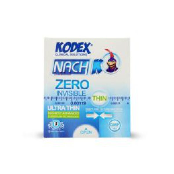 کاندوم کدکس مدل Zero Invisible بسته 3 عددی-کاندوم کدکس مدل Zero Invisible - کاندوم کدکس -کاندوم  -لاتکس با کیفیت فوق العاده بالا برای حفاظت، اطمینان و راحتی