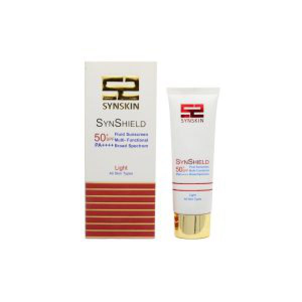فلوئید ضد آفتاب ساین شیلد SPF 50 ساین اسکین - SynShield Fluid Sunscreen SPF 50 - مناسب برای انواع پوست -حفاظت در برابر آفتاب -راحتی و آسانی در استفاده