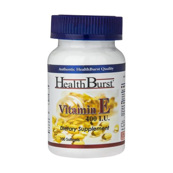 ویتامین ای 400 هلث برست (100 عددی) Vitamin E 400 IU Health Burst